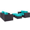 Convene 5 Piece Outdoor Patio Sofa Set / EEI-2158