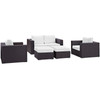 Convene 5 Piece Outdoor Patio Sofa Set / EEI-2158