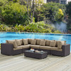 Convene 7 Piece Outdoor Patio Sectional Set / EEI-2168