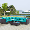 Convene 7 Piece Outdoor Patio Sectional Set / EEI-2168