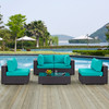 Convene 5 Piece Outdoor Patio Sectional Set / EEI-2163