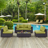 Convene 5 Piece Outdoor Patio Sectional Set / EEI-2163