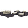 Convene 8 Piece Outdoor Patio Sectional Set / EEI-2206
