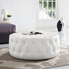 Amour Upholstered Vinyl Ottoman / EEI-2224