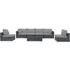 Summon 7 Piece Outdoor Patio Sunbrella® Sectional Set / EEI-1897