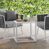 Stance Outdoor Patio Aluminum Side Table / EEI-3022