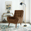 Suggest Button Tufted Performance Velvet Lounge Chair / EEI-3001