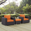 Convene 3 Piece Outdoor Patio Sofa Set / EEI-2174