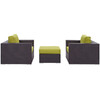 Convene 3 Piece Outdoor Patio Sofa Set / EEI-2174