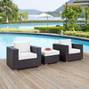 Convene 3 Piece Outdoor Patio Sofa Set / EEI-2174