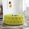 Amour Upholstered Fabric Ottoman / EEI-2225