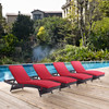 Convene Outdoor Patio Chaise Set of 4 / EEI-2429