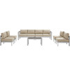 Shore 7 Piece Outdoor Patio Sectional Sofa Set / EEI-2566