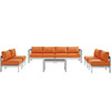 Shore 7 Piece Outdoor Patio Sectional Sofa Set / EEI-2566