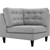 Empress Upholstered Fabric Corner Sofa / EEI-2610