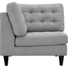Empress Upholstered Fabric Corner Sofa / EEI-2610