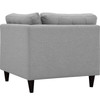 Empress Upholstered Fabric Corner Sofa / EEI-2610