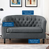 Prospect Upholstered Fabric Loveseat / EEI-2614