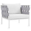 Harmony 8 Piece Outdoor Patio Aluminum Sectional Sofa Set / EEI-2619