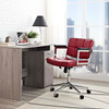 Portray Mid Back Upholstered Vinyl Office Chair / EEI-2686