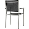 Shore Dining Chair Outdoor Patio Aluminum Set of 2 / EEI-2586