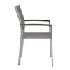 Shore Dining Chair Outdoor Patio Aluminum Set of 2 / EEI-2586
