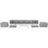 Harmony 10 Piece Outdoor Patio Aluminum Sectional Sofa Set / EEI-2616