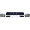 Harmony 10 Piece Outdoor Patio Aluminum Sectional Sofa Set / EEI-2616