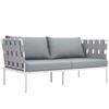 Harmony 5 Piece Outdoor Patio Aluminum Sectional Sofa Set / EEI-2621