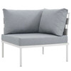Harmony 5 Piece Outdoor Patio Aluminum Sectional Sofa Set / EEI-2622