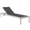 Shore Outdoor Patio Aluminum Chaise with Cushions / EEI-2660