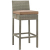 Conduit Outdoor Patio Wicker Rattan Bar Stool / EEI-2800