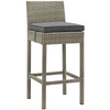 Conduit Outdoor Patio Wicker Rattan Bar Stool / EEI-2800