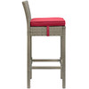 Conduit Outdoor Patio Wicker Rattan Bar Stool / EEI-2800