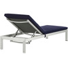 Shore 3 Piece Outdoor Patio Aluminum Chaise with Cushions / EEI-2736