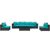 Convene 7 Piece Outdoor Patio Sectional Set / EEI-2164