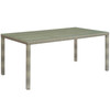 Conduit 70" Outdoor Patio Wicker Rattan Dining Table / EEI-2808