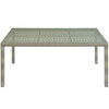 Conduit 70" Outdoor Patio Wicker Rattan Dining Table / EEI-2808