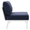Stance 7 Piece Outdoor Patio Aluminum Sectional Sofa Set / EEI-5756