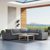 Commix 5-Piece Sunbrella® Outdoor Patio Sectional Sofa / EEI-5590