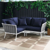 Stance Outdoor Patio Aluminum Small Sectional Sofa / EEI-5752