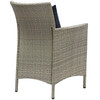 Conduit Outdoor Patio Wicker Rattan Dining Armchair / EEI-2802