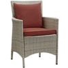 Conduit Outdoor Patio Wicker Rattan Dining Armchair / EEI-2802