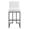 Indulge Channel Tufted Fabric Bar Stools / EEI-5742