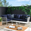 Stance Outdoor Patio Aluminum Large Sectional Sofa / EEI-5753