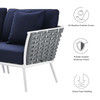 Stance 8 Piece Outdoor Patio Aluminum Sectional Sofa Set / EEI-5757
