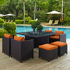 Inverse 9 Piece Outdoor Patio Dining Set / EEI-726