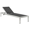 Shore Outdoor Patio Aluminum Chaise with Cushions Set of 4 / EEI-2738