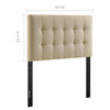 Lily Twin Upholstered Fabric Headboard / MOD-5148