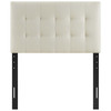 Lily Twin Upholstered Fabric Headboard / MOD-5148